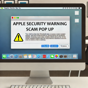 Apple Security Warning Scam Pop up