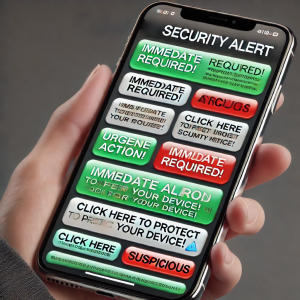 Signs of an iPhone Security Alert Scam Message